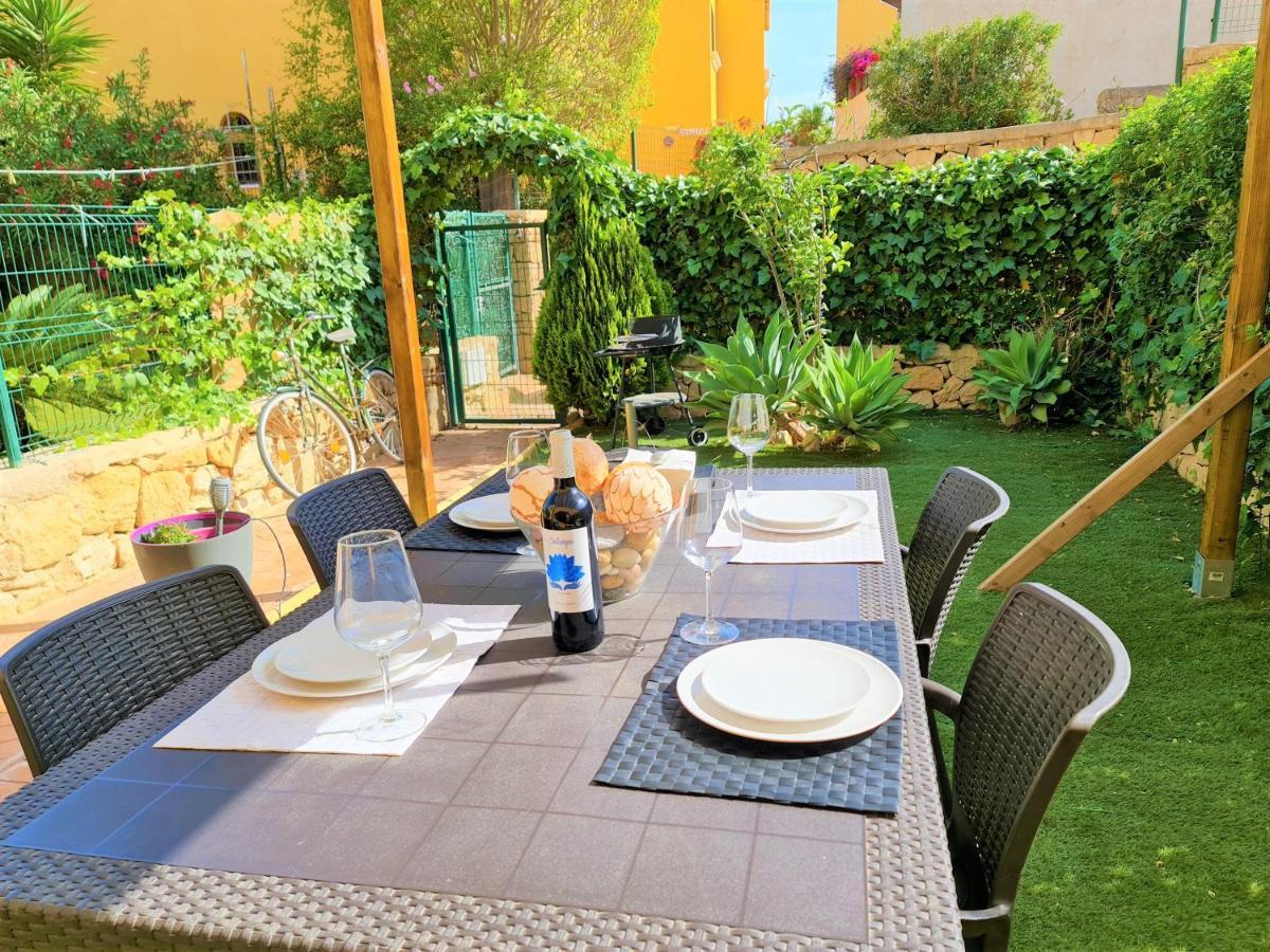 Apartamento Con Hermoso Jardin Y Ac Isla Plana Exteriér fotografie